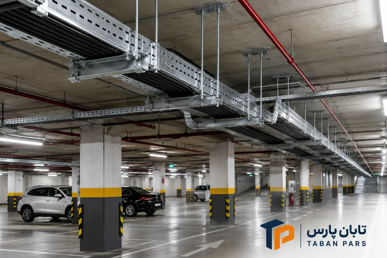 استانداردهای مهم در اجرای سینی کابل پارکینگ